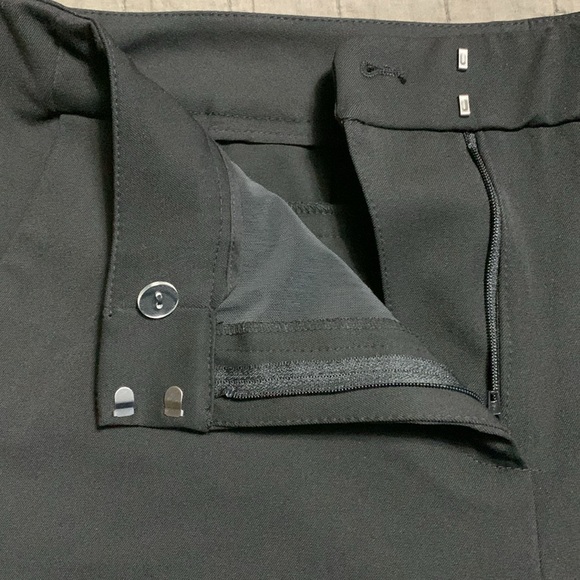 Chico's Women So Slimming Straight Leg Black Size 12S Trousers Office Quiet - Picture 6 of 15